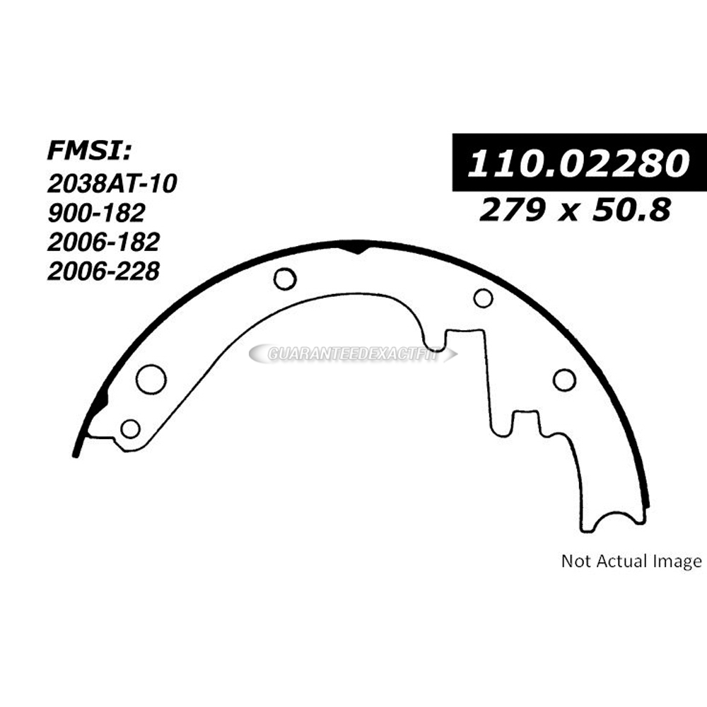 1969 Jeep Commando Brake Shoe Set