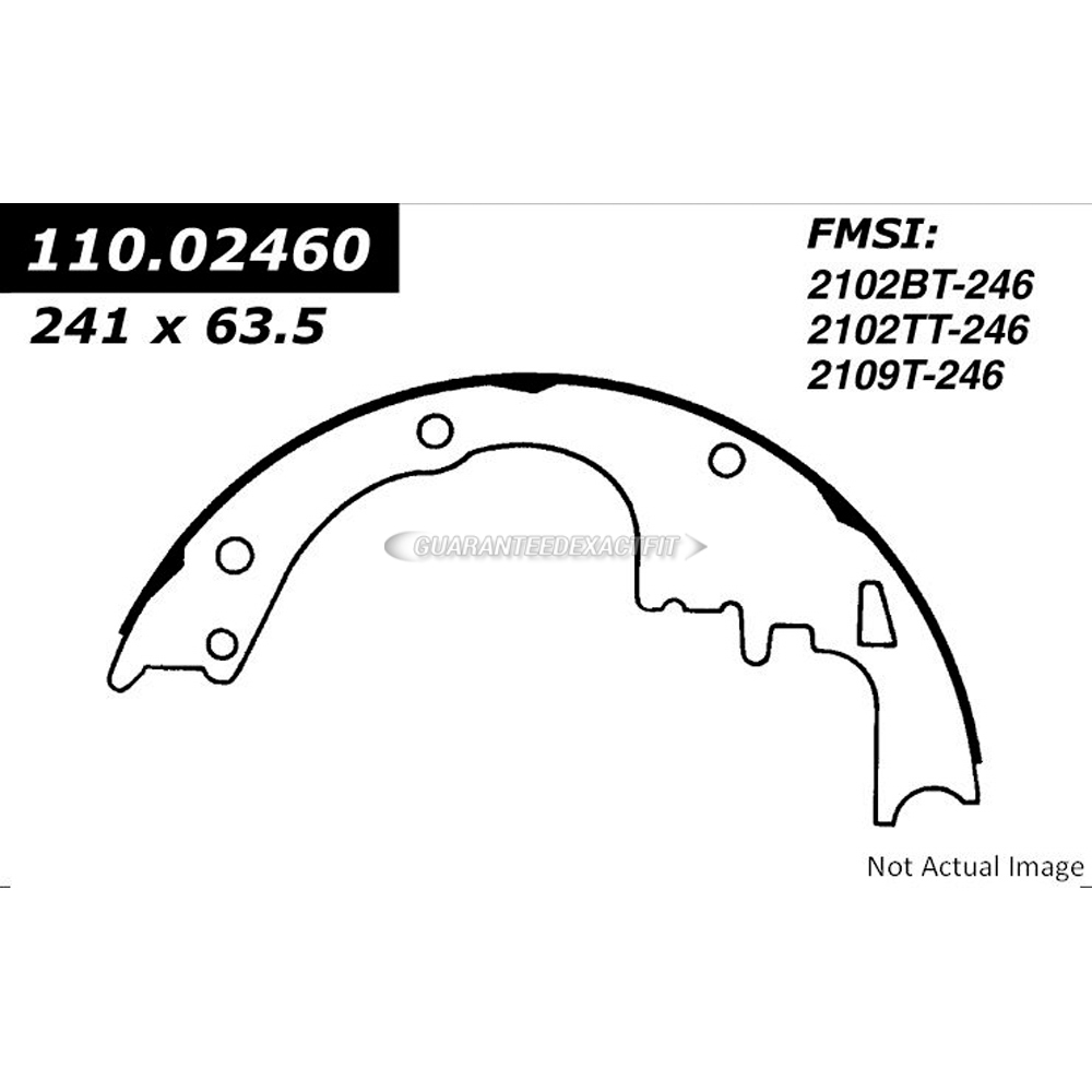 1970 Buick Sportwagon brake shoe set 