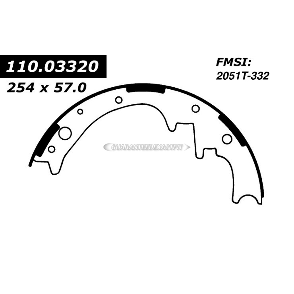 1966 Dodge Dart Brake Shoe Set