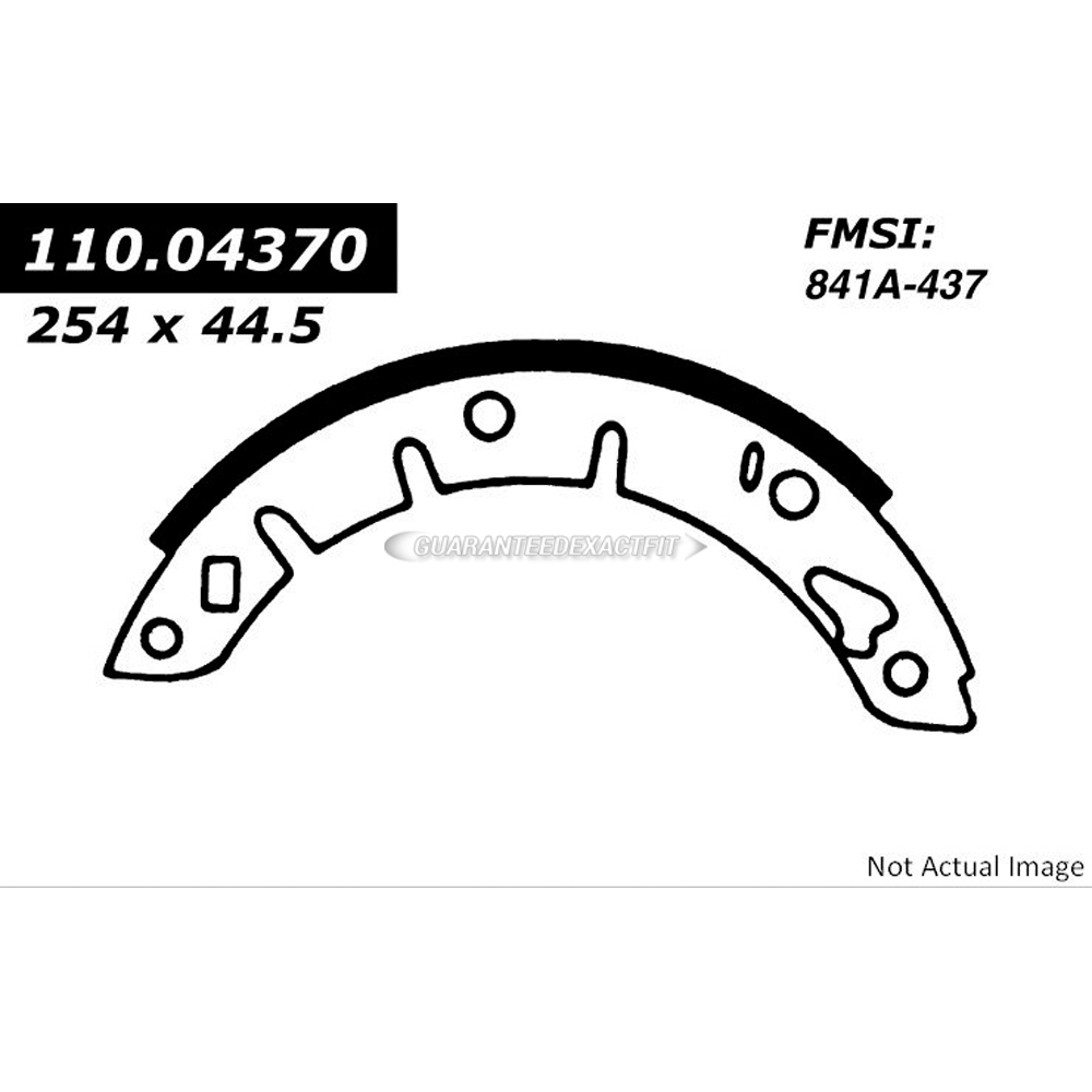 Centric Parts 111.04370 Brake Shoe