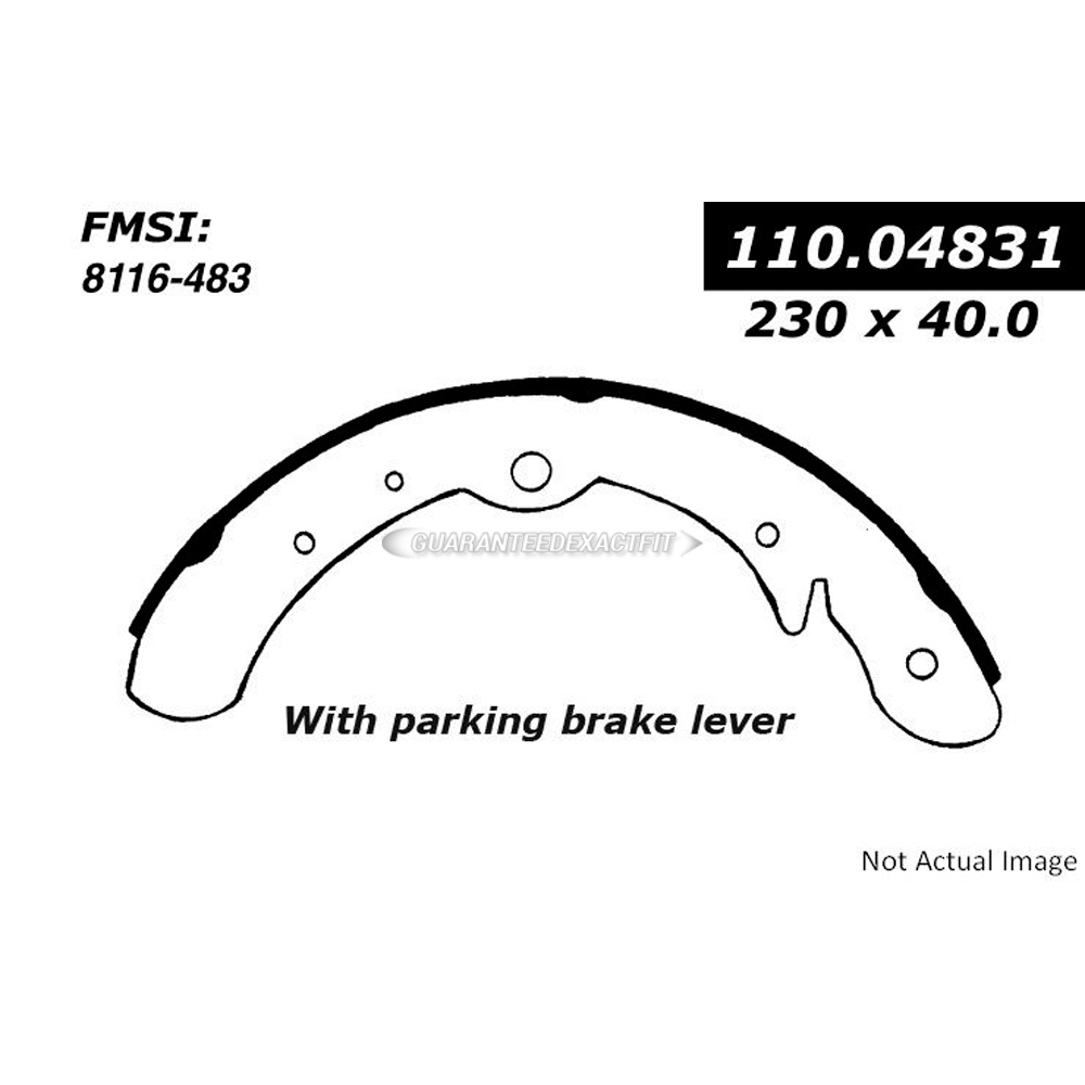Audi 5000 Brake Shoe Set
