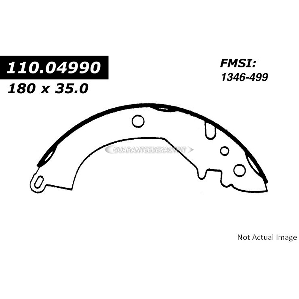 1982 Dodge Colt Brake Shoe Set