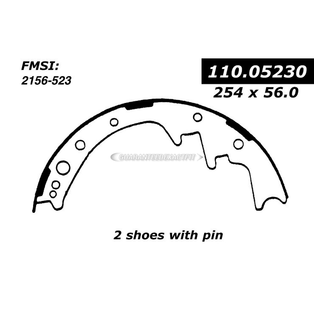 1985 Toyota 4Runner Brake Shoe Set