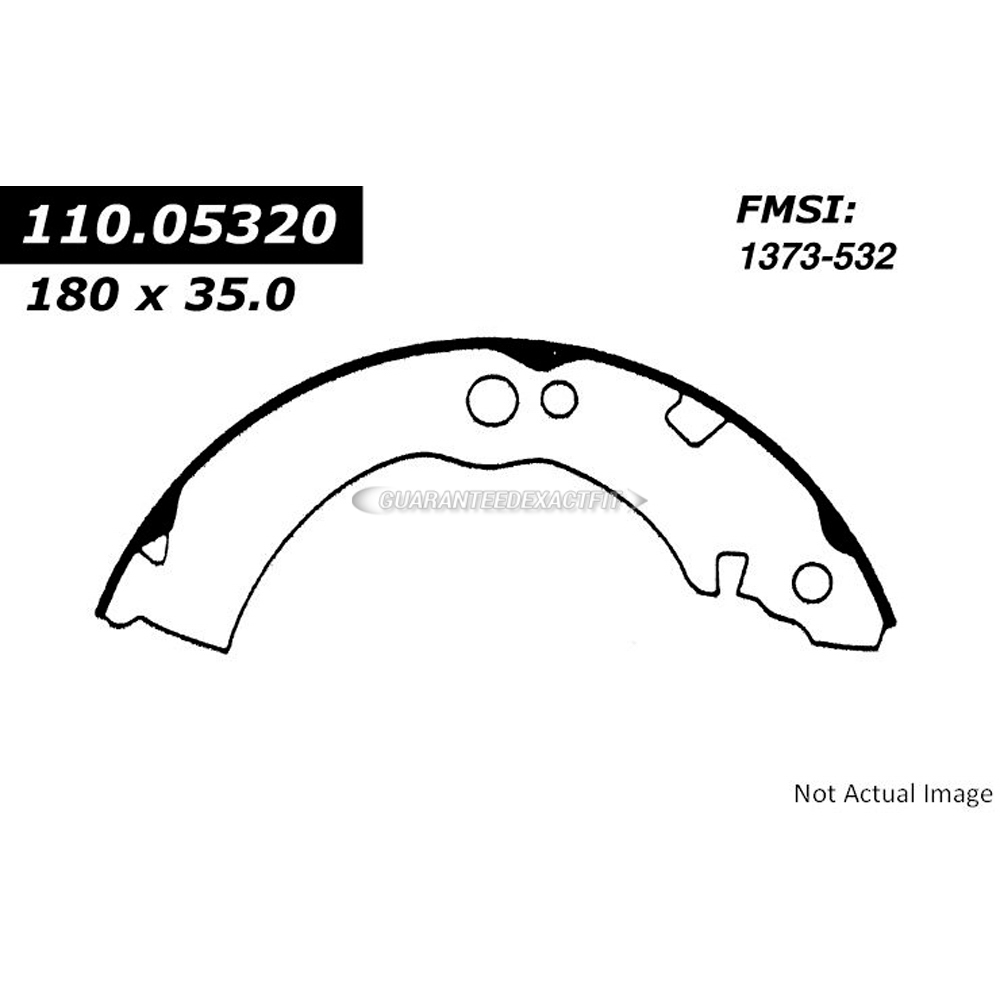 1982 Nissan Sentra Brake Shoe Set