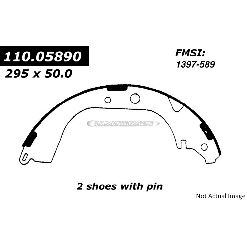 2000 Toyota 4Runner Brake Shoe Set