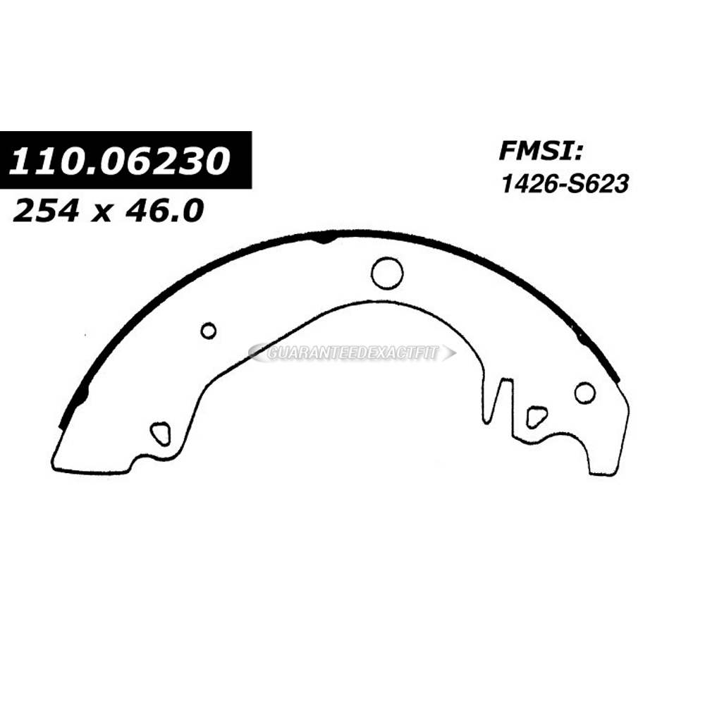 1985 Peugeot 505 Brake Shoe Set