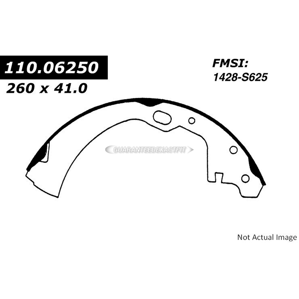 1990 Nissan Axxess Brake Shoe Set