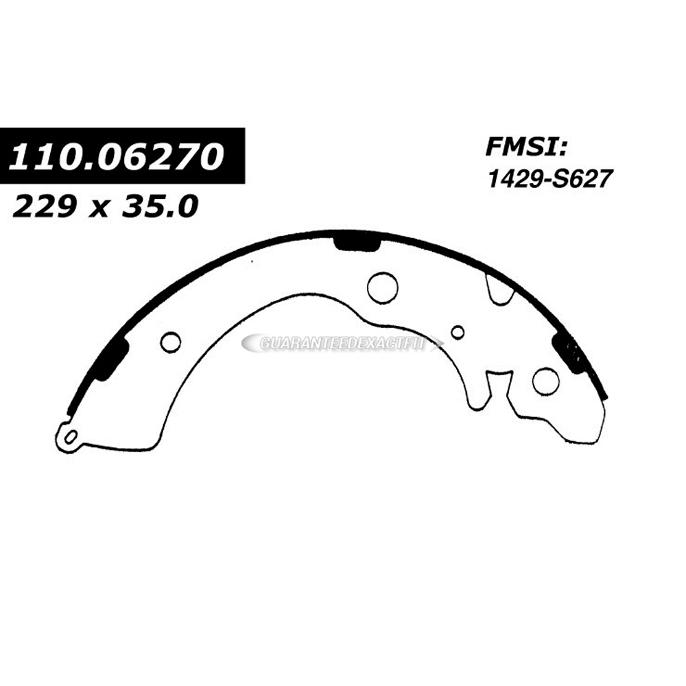 2000 Honda CR-V Brake Shoe Set