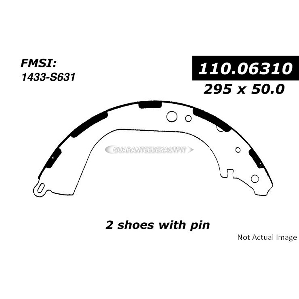 2000 Nissan Frontier Brake Shoe Set