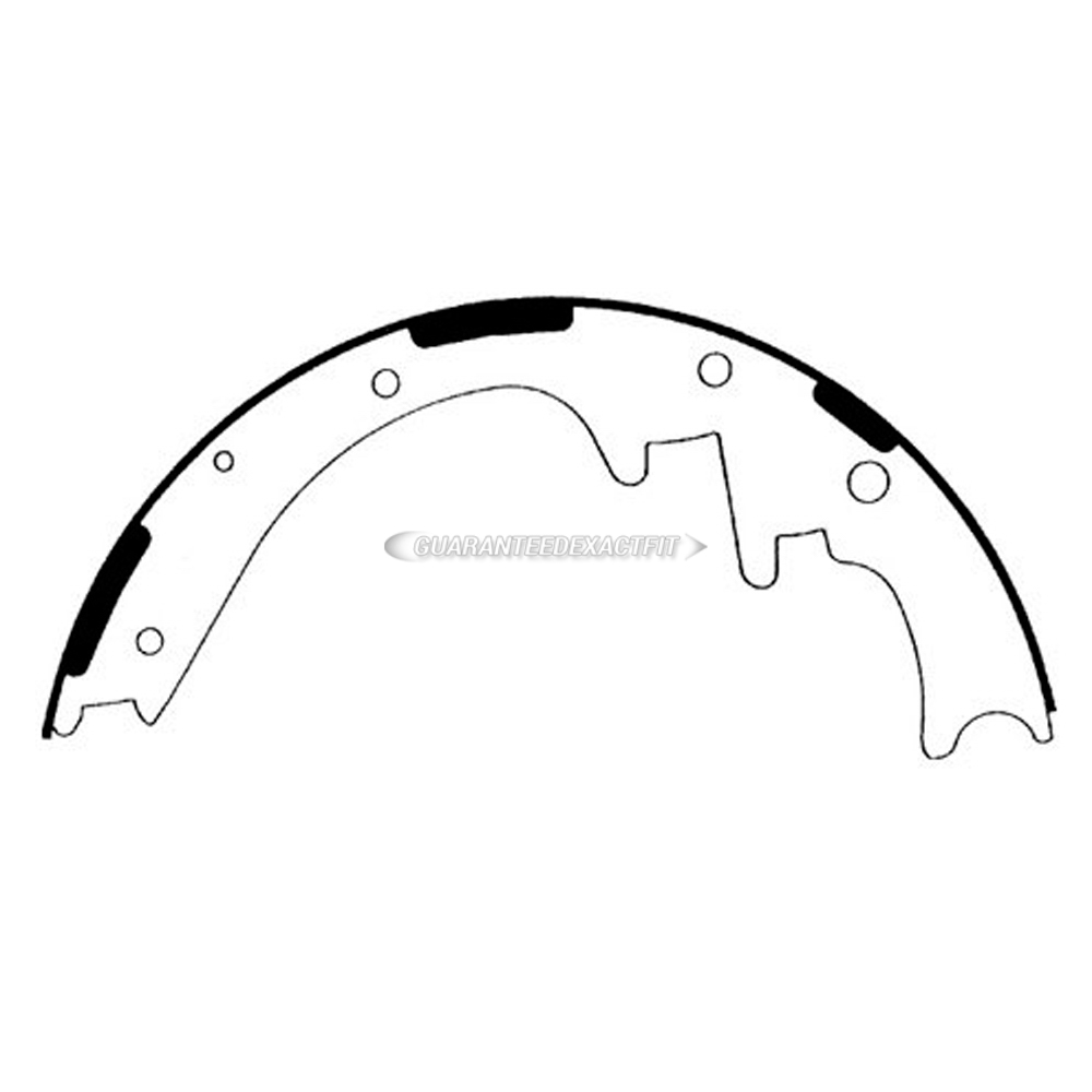 2000 Mazda B3000 Brake Shoe Set