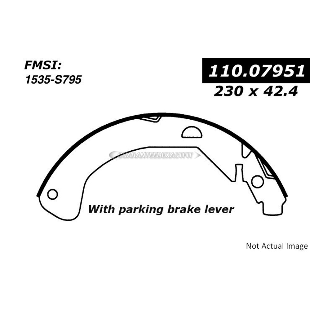 2007 Saturn Ion Brake Shoe Set