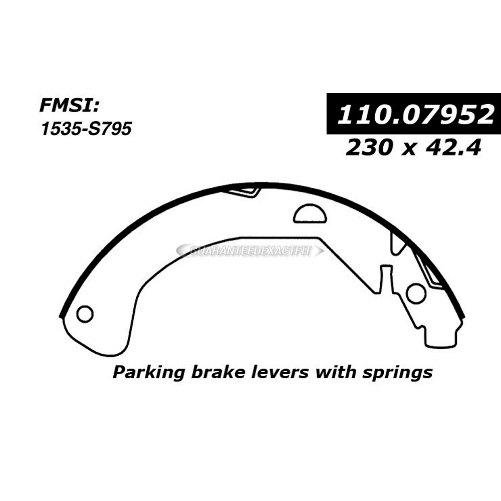 2007 Chevrolet Malibu Brake Shoe Set