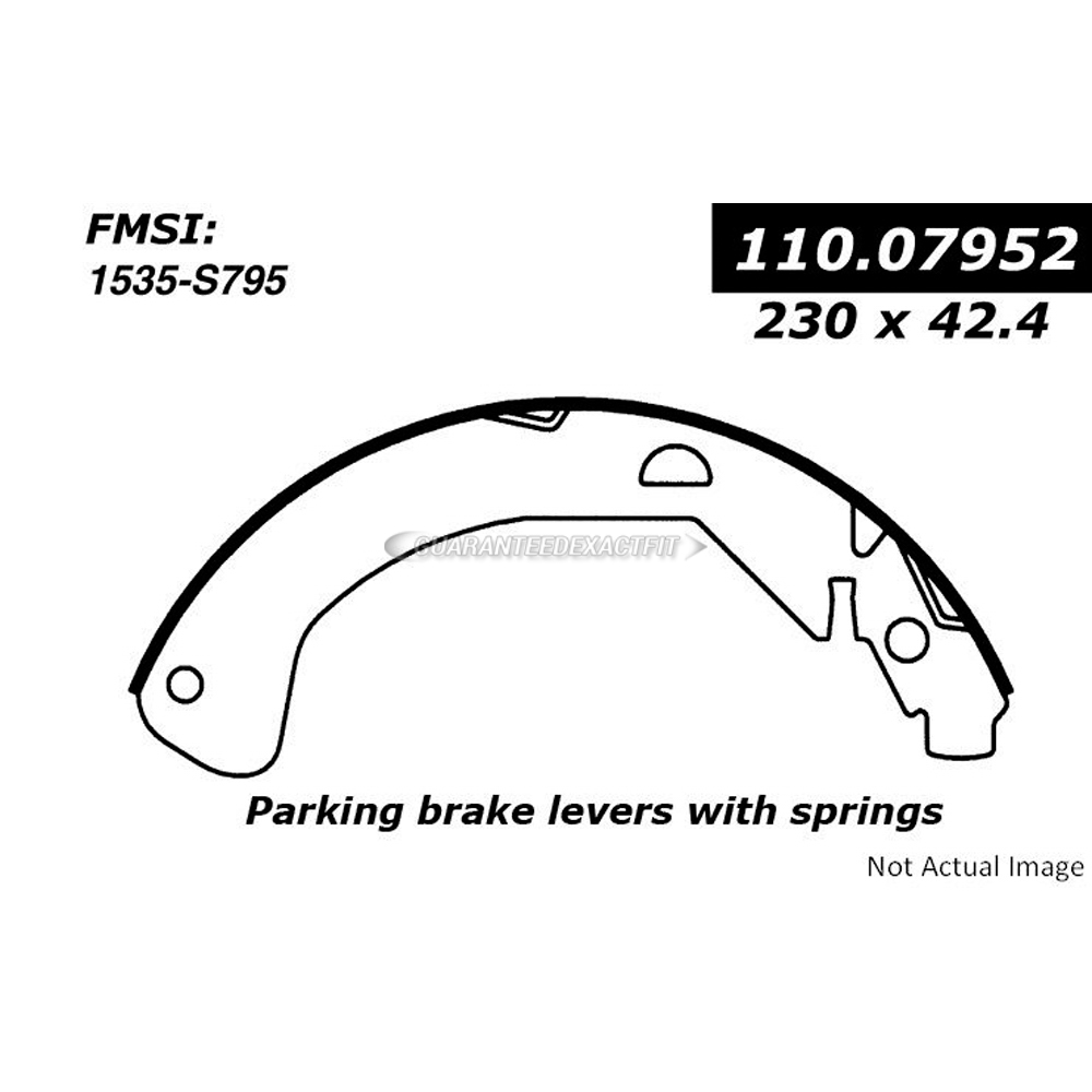 2007 Chevrolet Malibu Brake Shoe Set