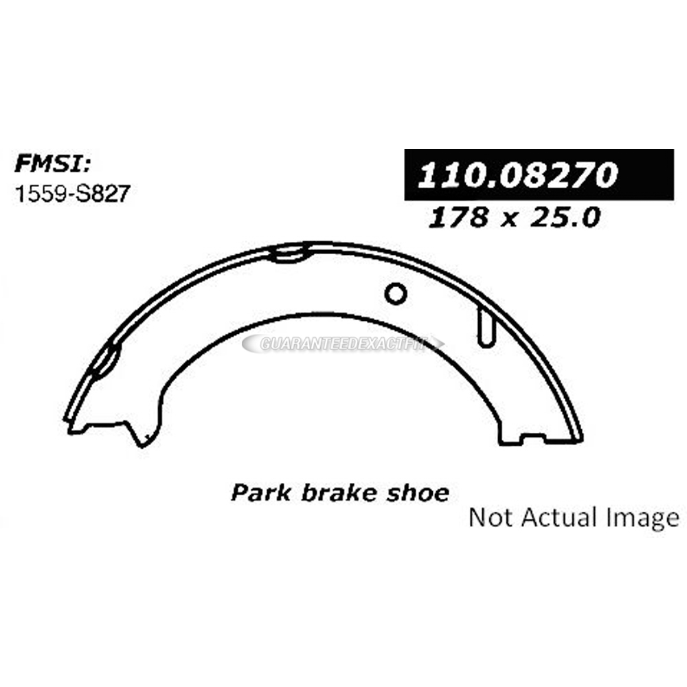Centric Parts 111.08270 Brake Shoe Centric Parts 111.08270 Brake Shoe