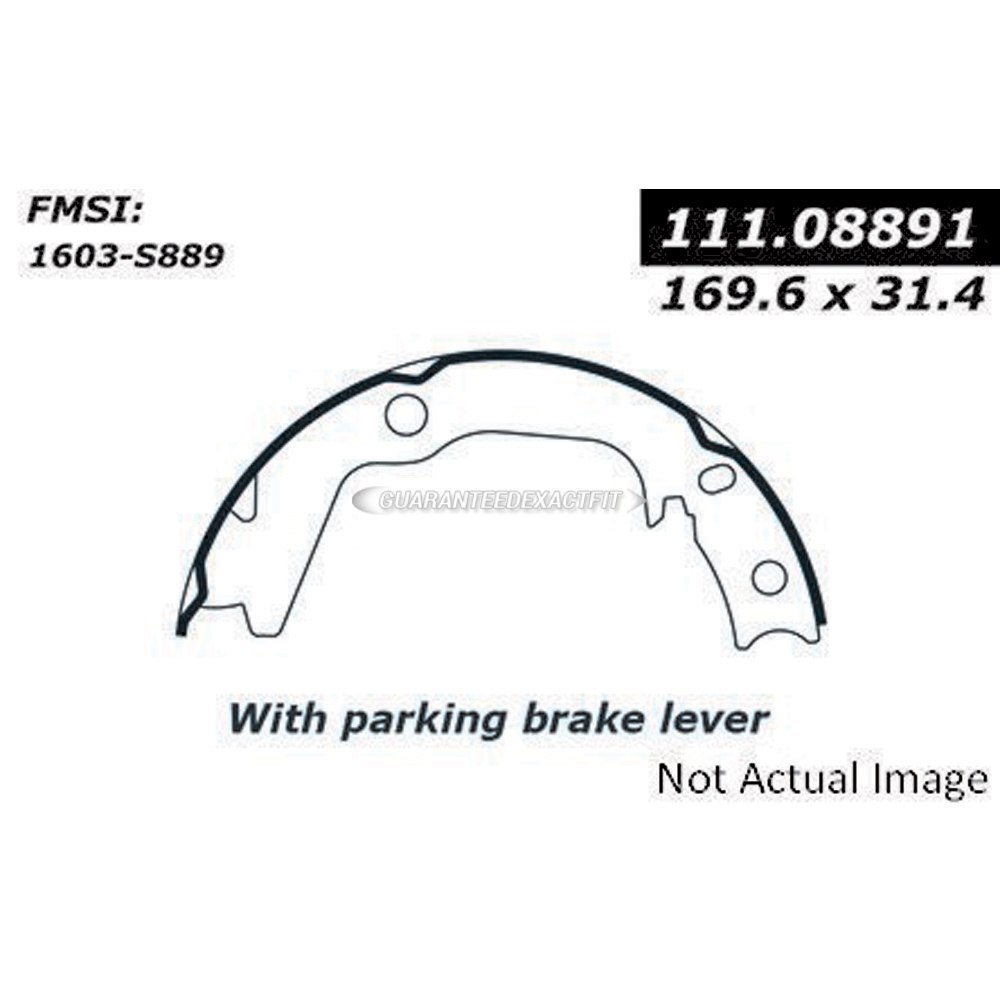 Kia Soul Parking Brake Shoe