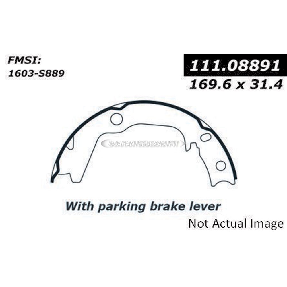  Hyundai xg350 parking brake shoe 