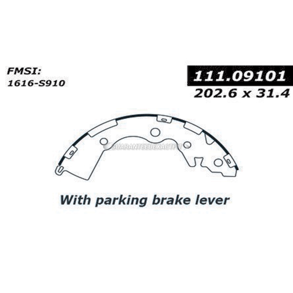 2007 Kia Rio5 Brake Shoe Set
