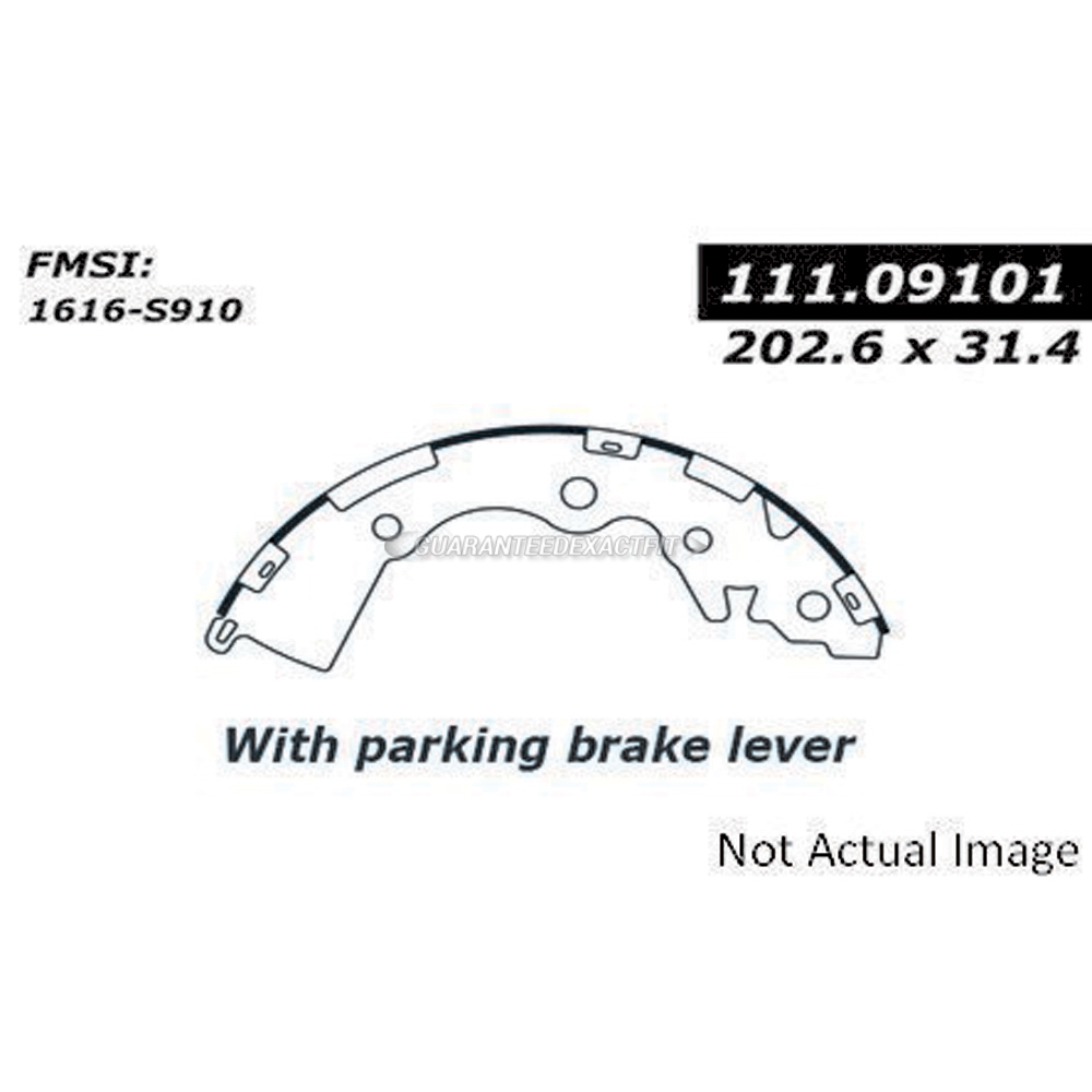 2010 Kia Rio5 Brake Shoe Set 