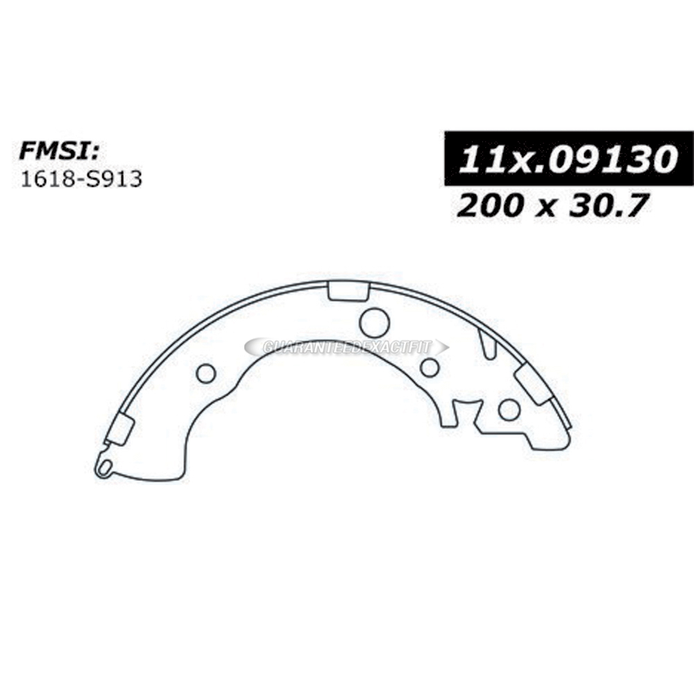 2011 Honda Insight Brake Shoe Set