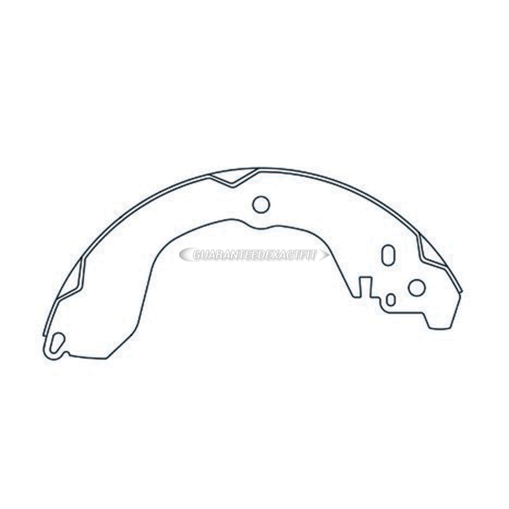 2011 Jeep Compass Brake Shoe Set