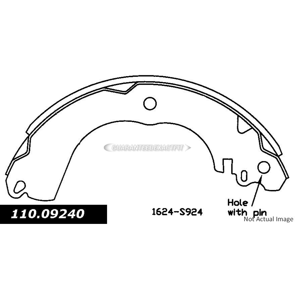 2014 Mitsubishi Lancer Brake Shoe Set