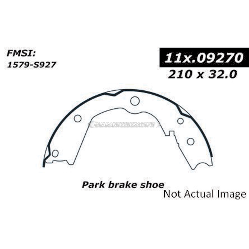 Centric Parts 111.09270 Brake Shoe Centric Parts 111.09270 Brake Shoe