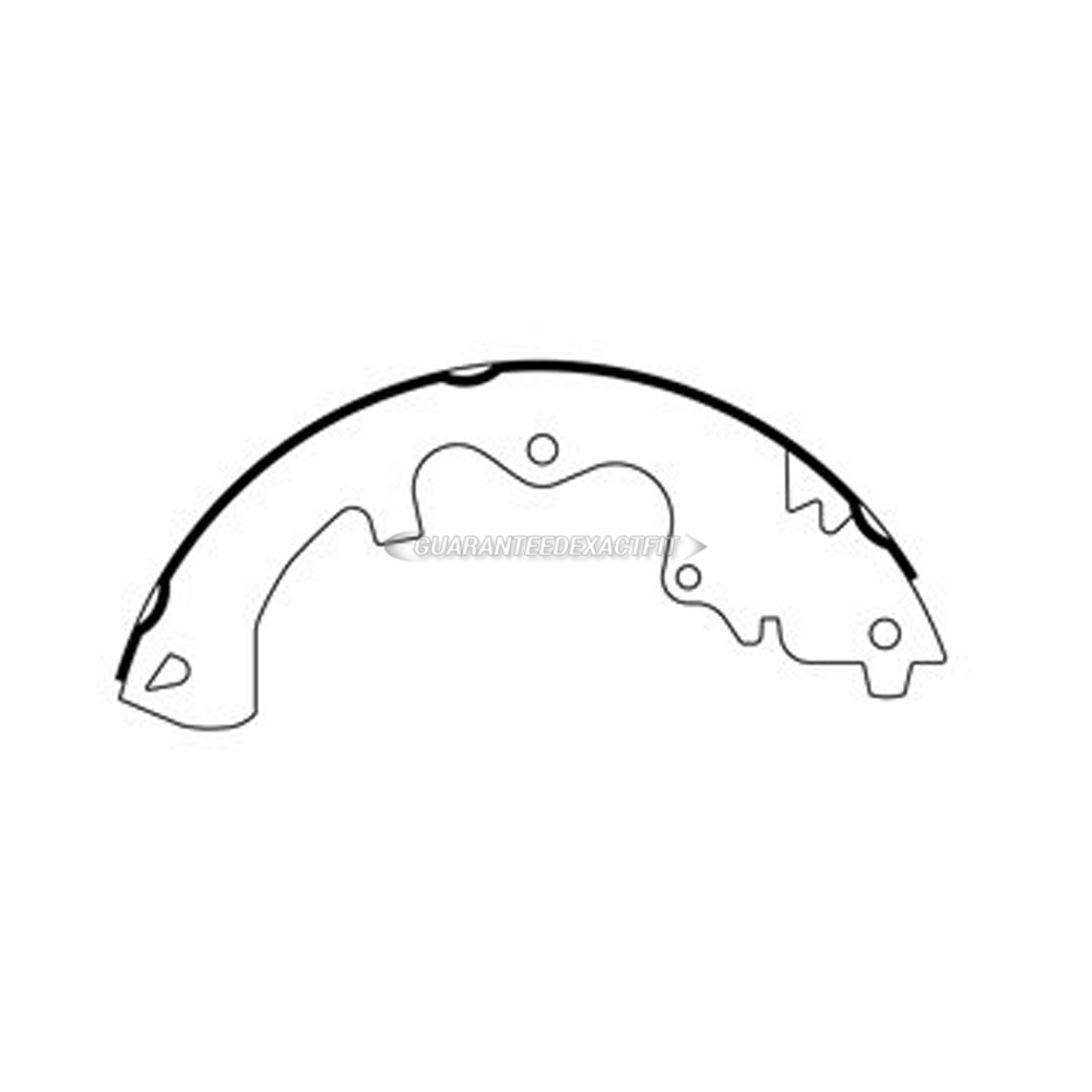 2011 Mazda Tribute Brake Shoe Set