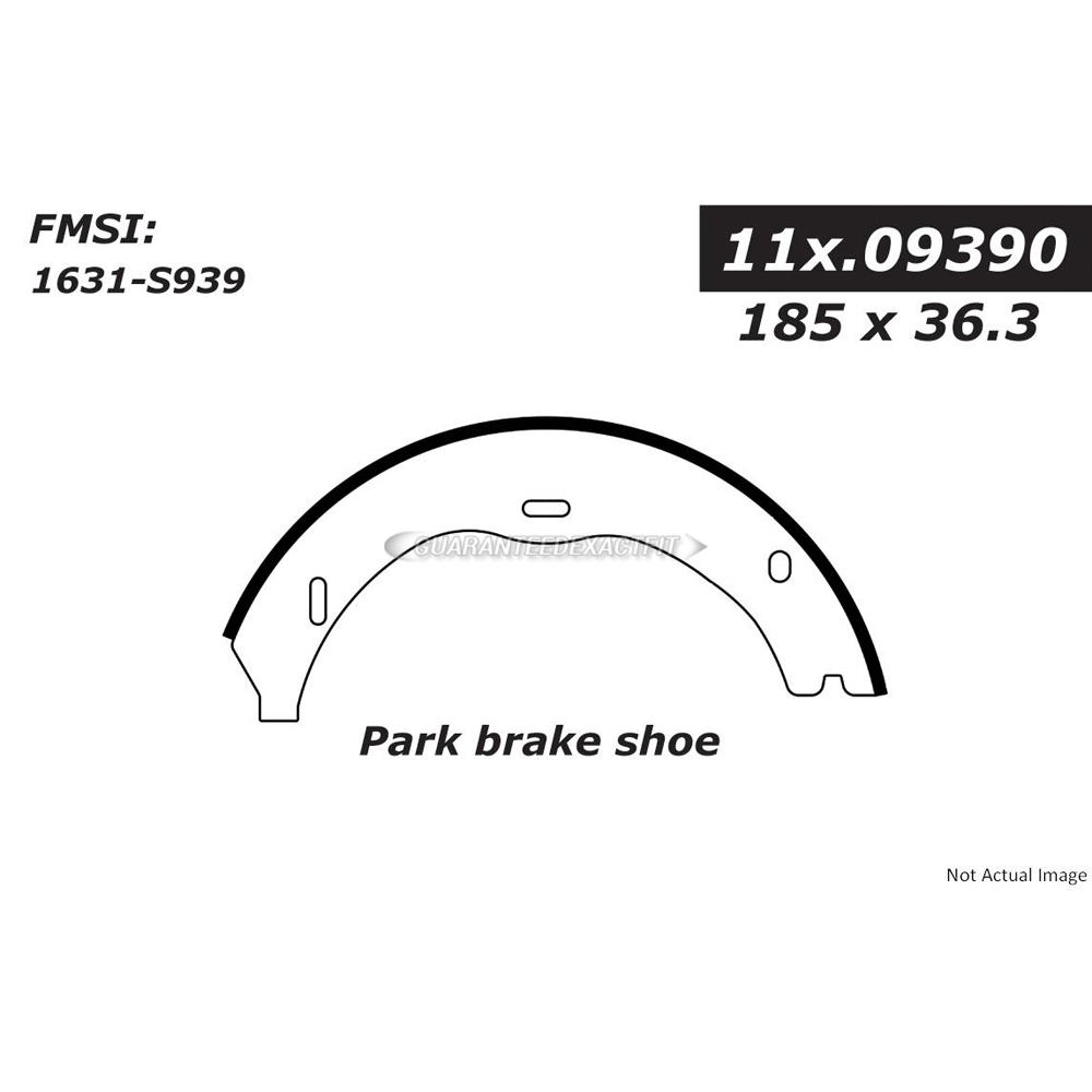 2012 Mercedes Benz S65 AMG Parking Brake Shoe 