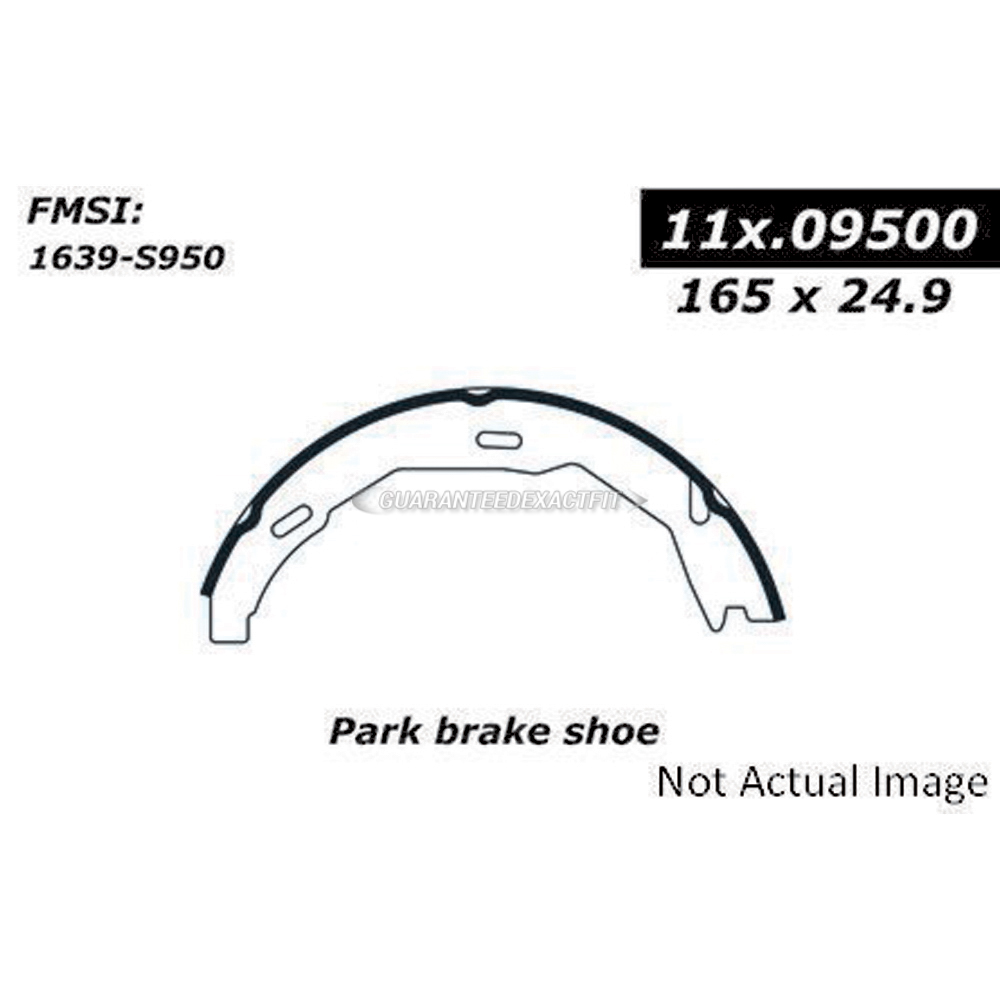 2014 Mercedes Benz C63 AMG Parking Brake Shoe 