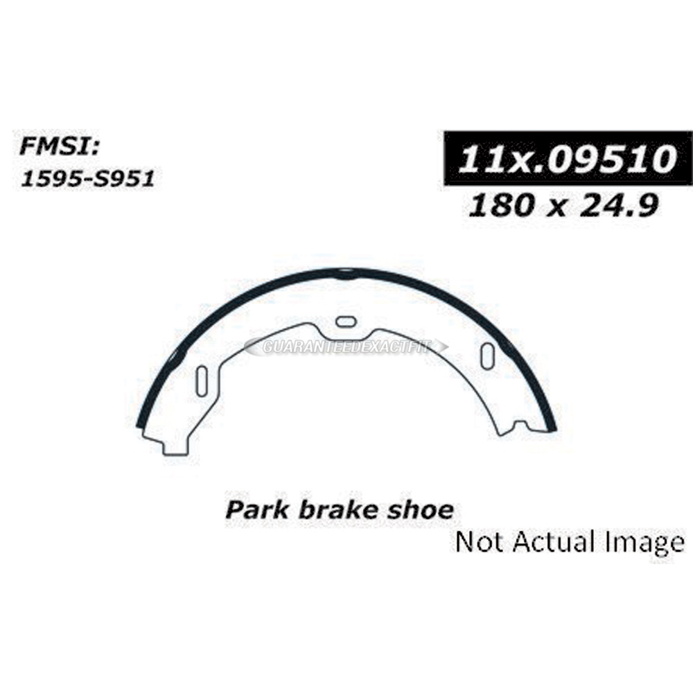 Centric Parts 111.09510 Parking Brake Shoe