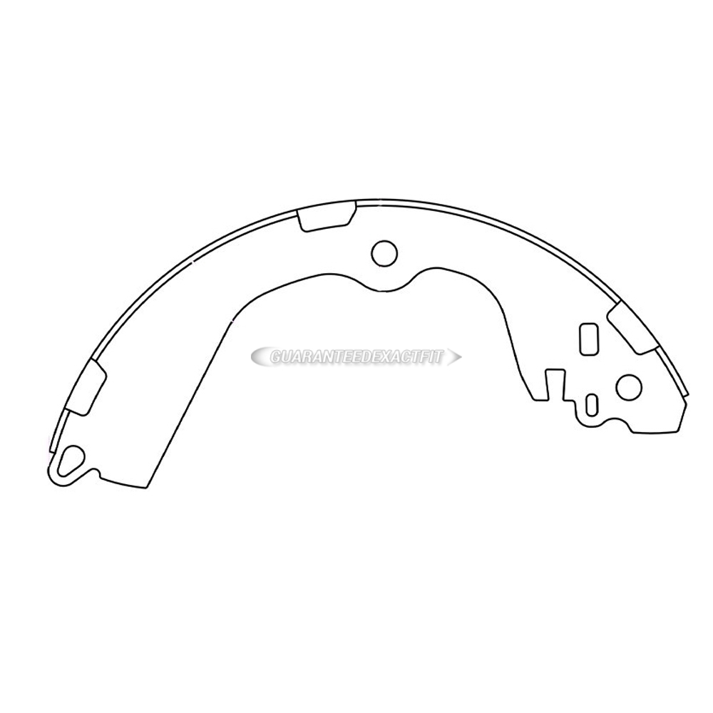 2021 Nissan NV200 Brake Shoe Set