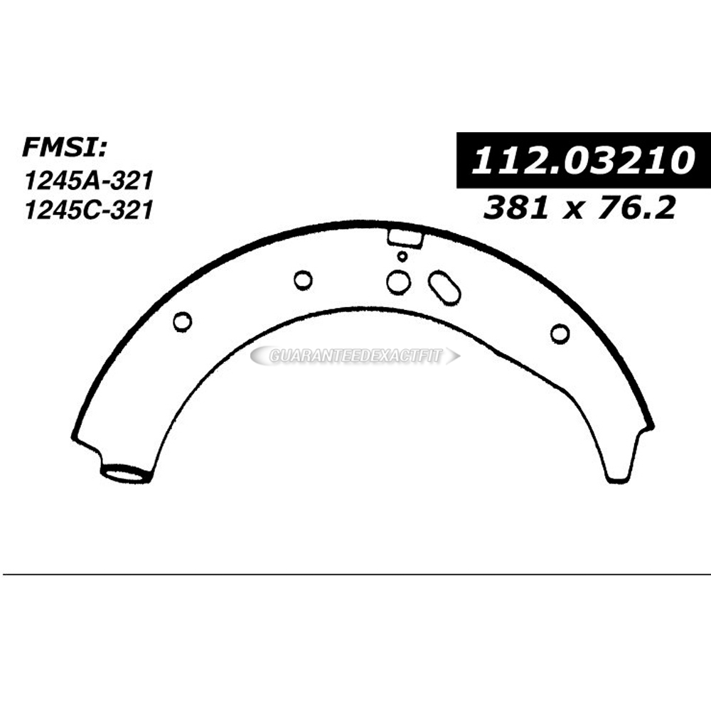 1982 Gmc B6000 Brake Shoe Set