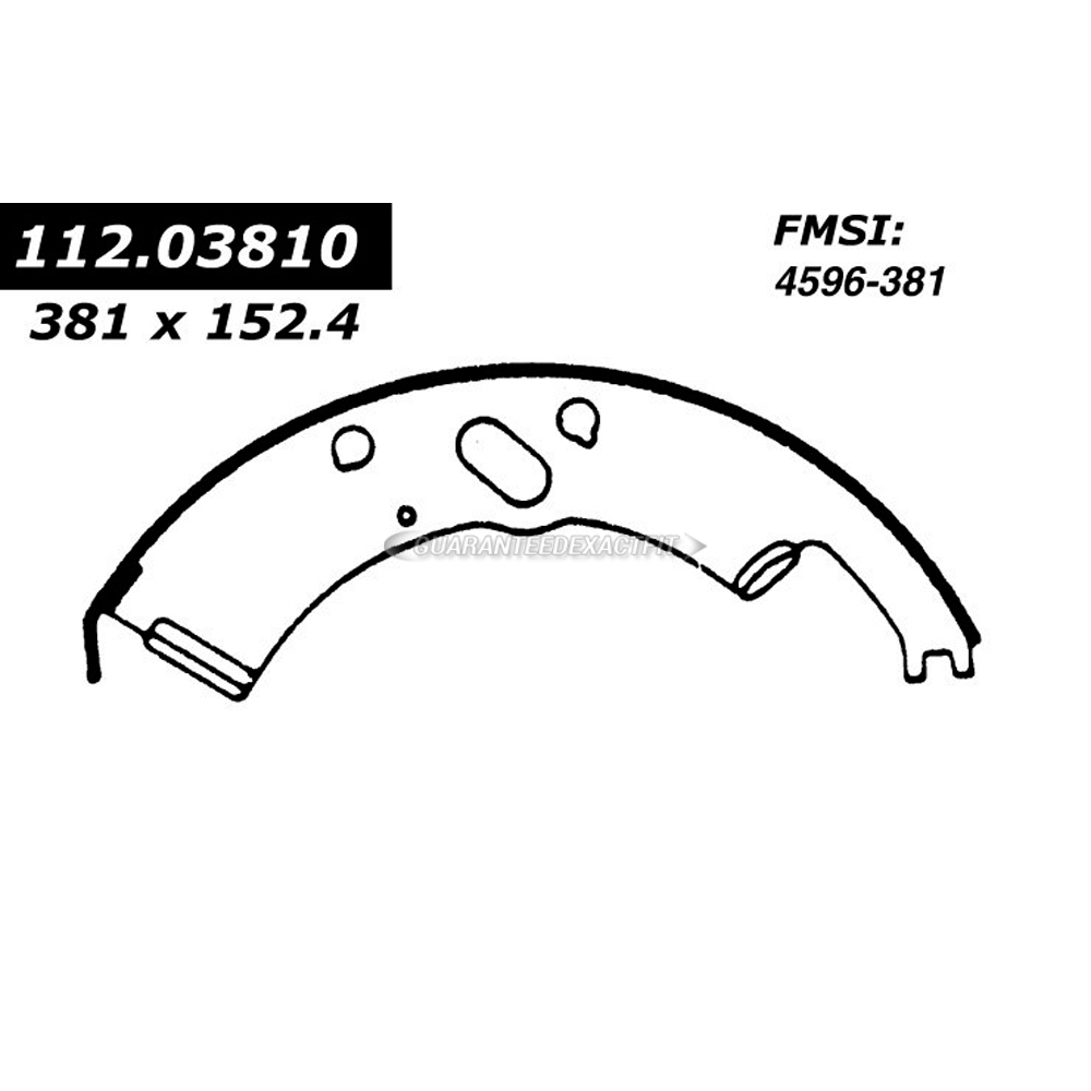 1982 Gmc B6000 Brake Shoe Set