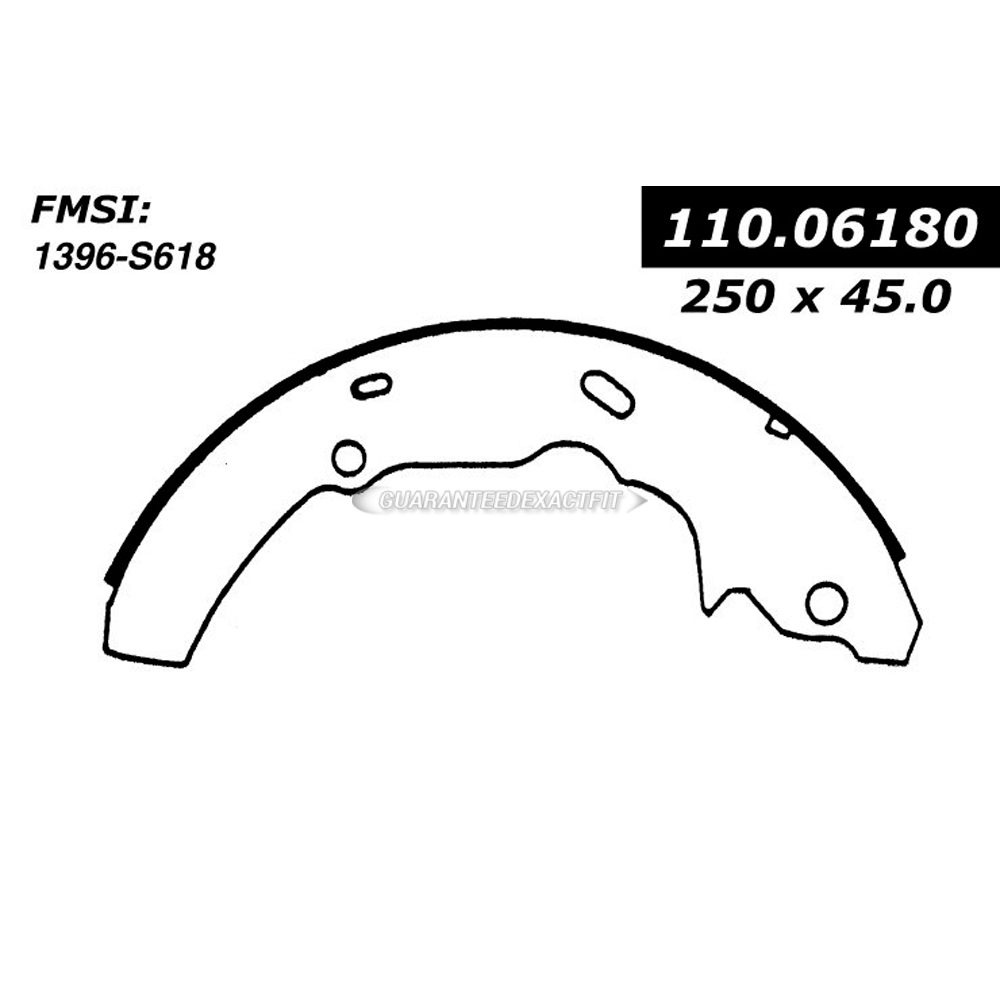 2000 Mercury Sable Brake Shoe Set