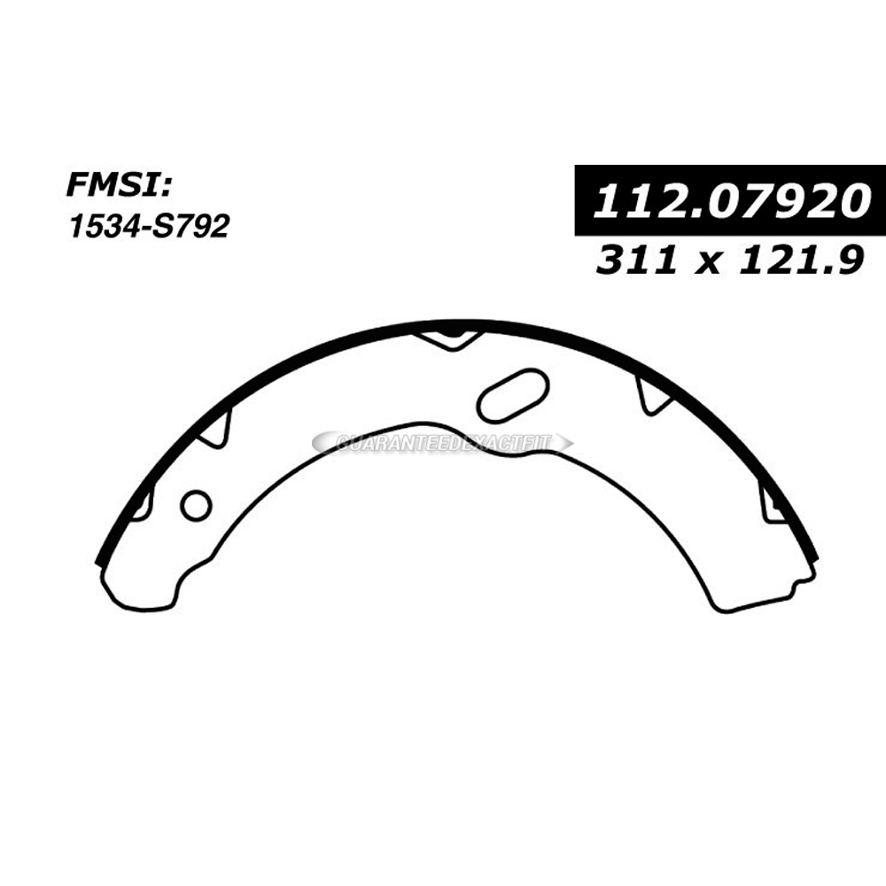 2006 Isuzu NQR Brake Shoe Set