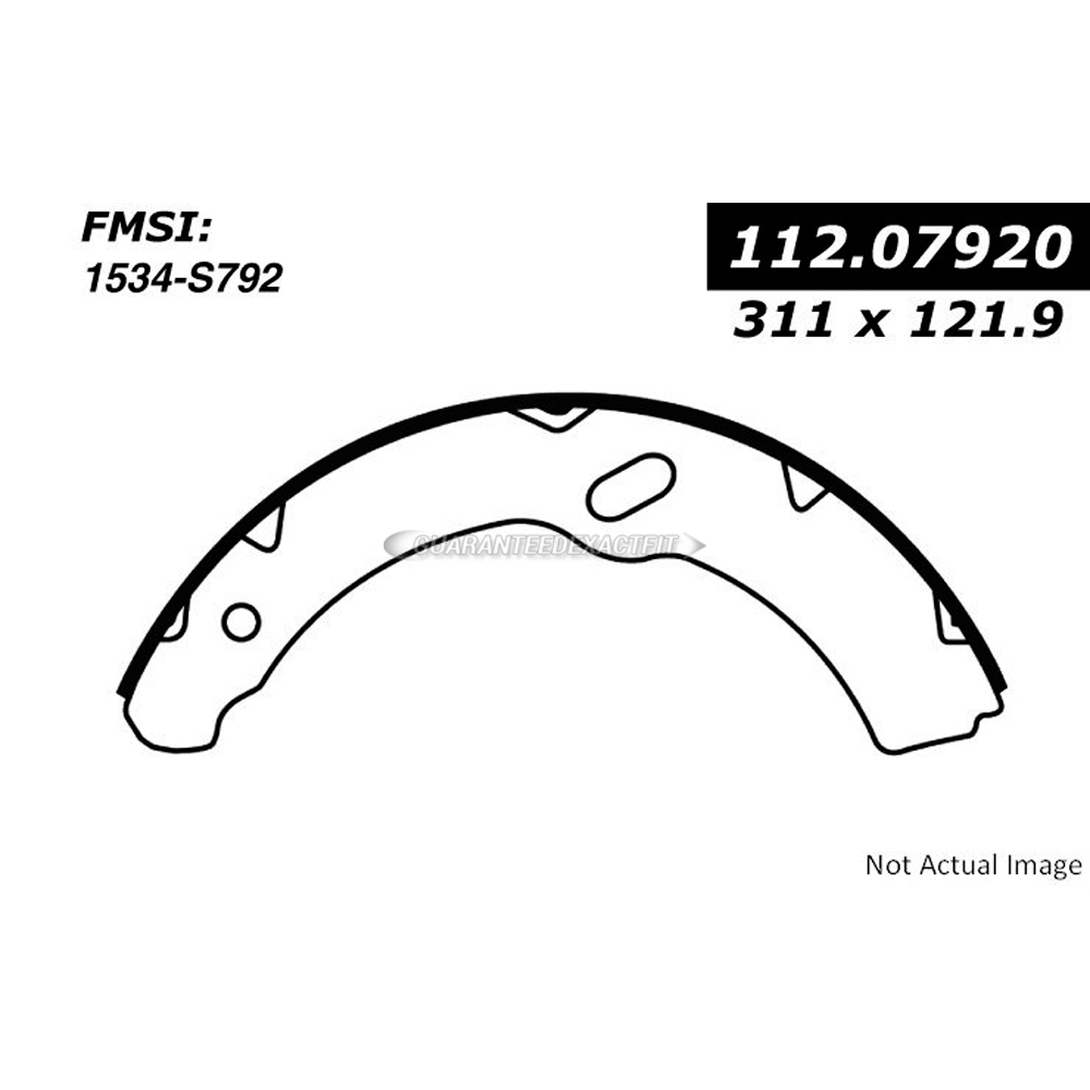 2006 Isuzu NQR Brake Shoe Set