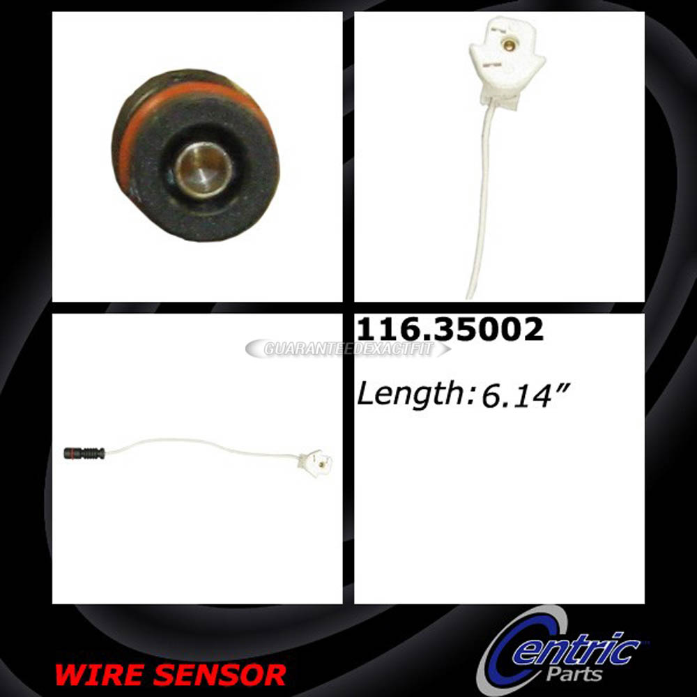 1984 Mercedes Benz 500sec brake pad sensor
