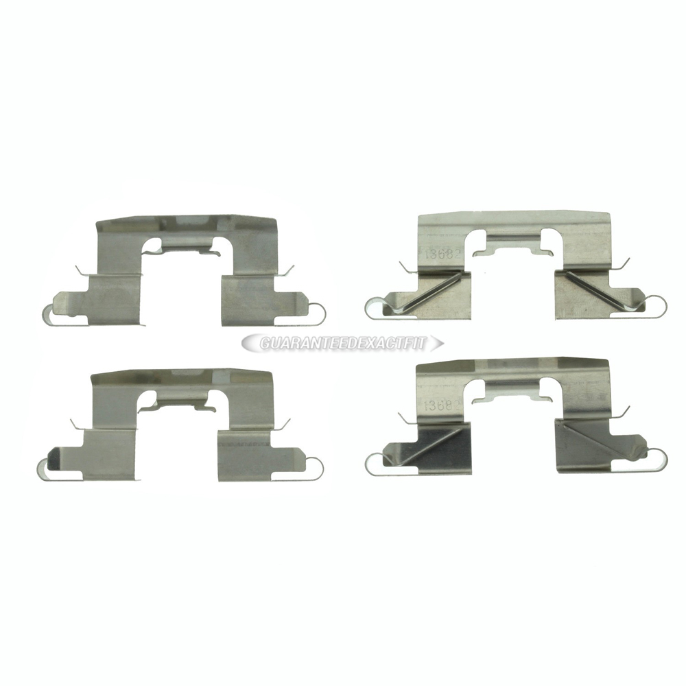 2012 Nissan Pathfinder Disc Brake Hardware Kit