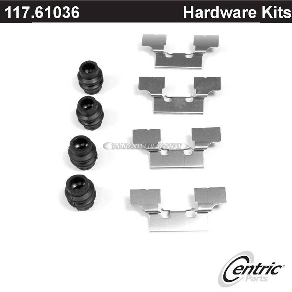 2003 Jaguar S-Type Disc Brake Hardware Kit
