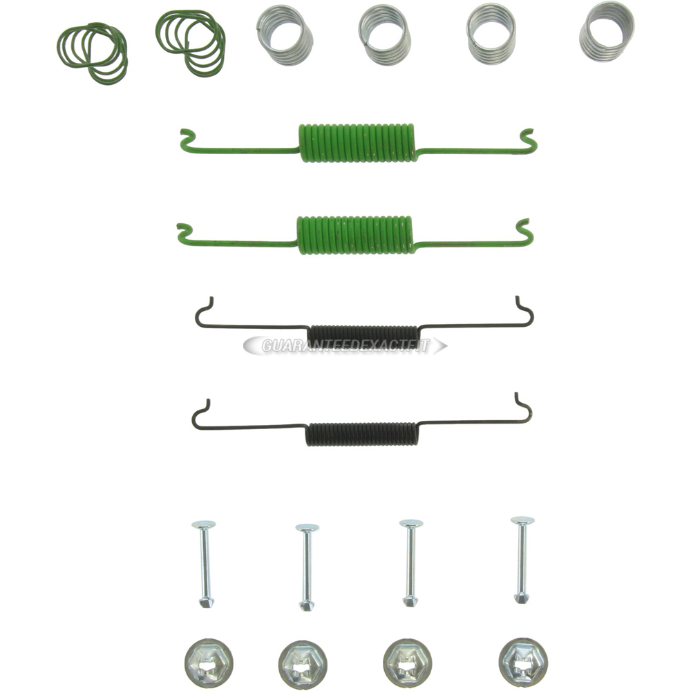 Volkswagen karmann ghia drum brake hardware kit