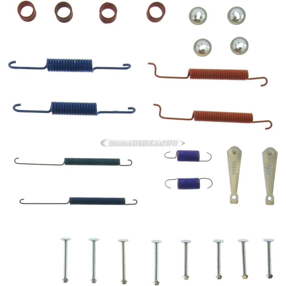 1984 Volkswagen Rabbit Convertible drum brake hardware kit 