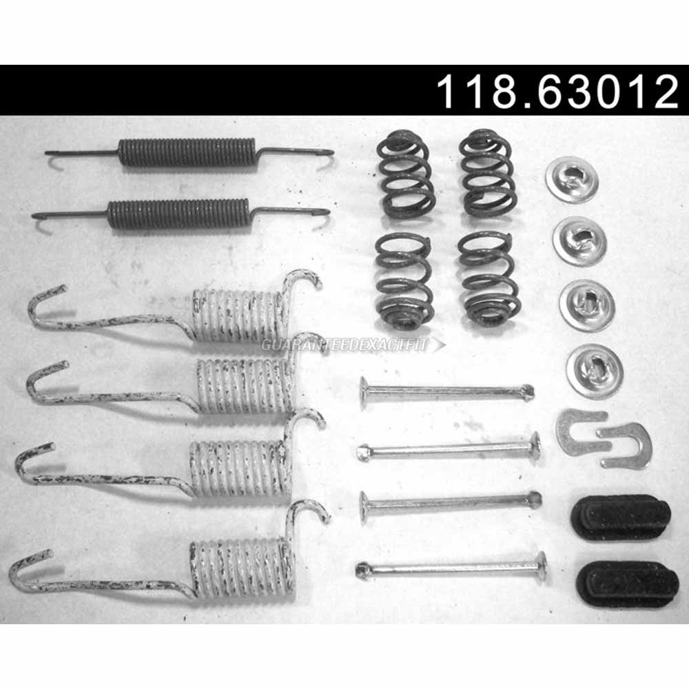 1987 Dodge Mini Ram Drum Brake Hardware Kit