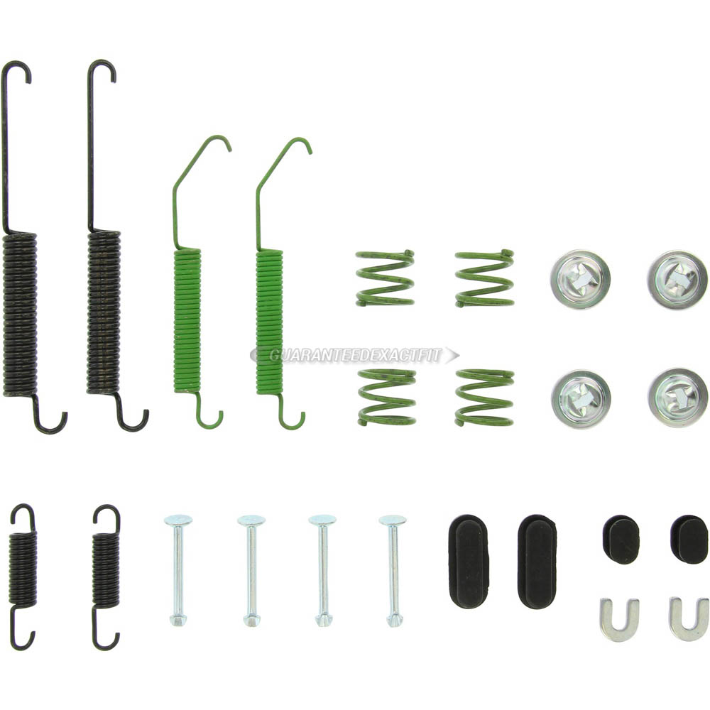 2012 Nissan cube drum brake hardware kit 