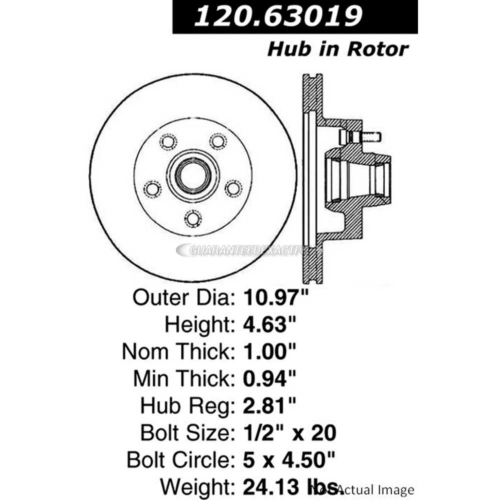AMC Gremlin Brake Rotor