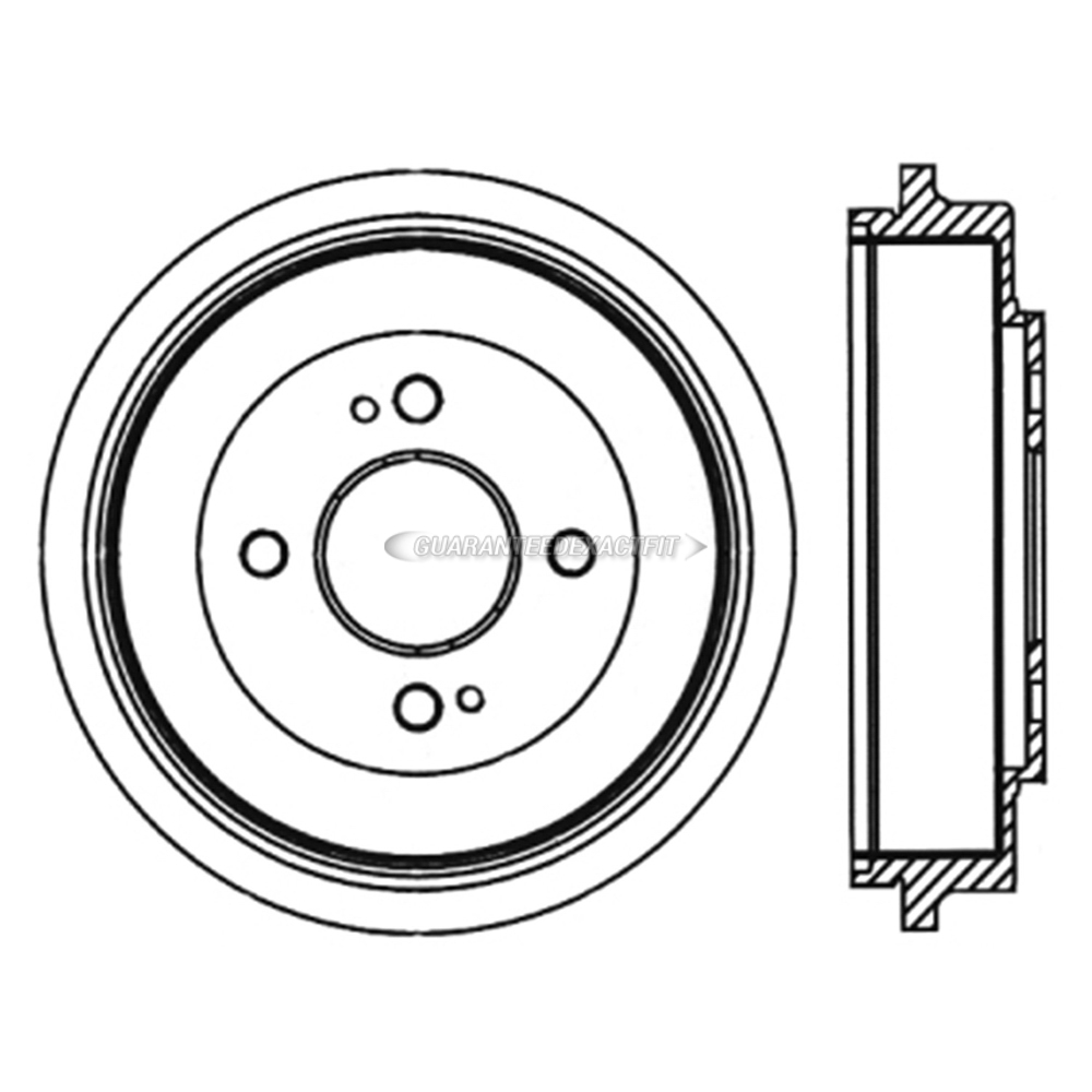 2014 Honda Insight Brake Drum