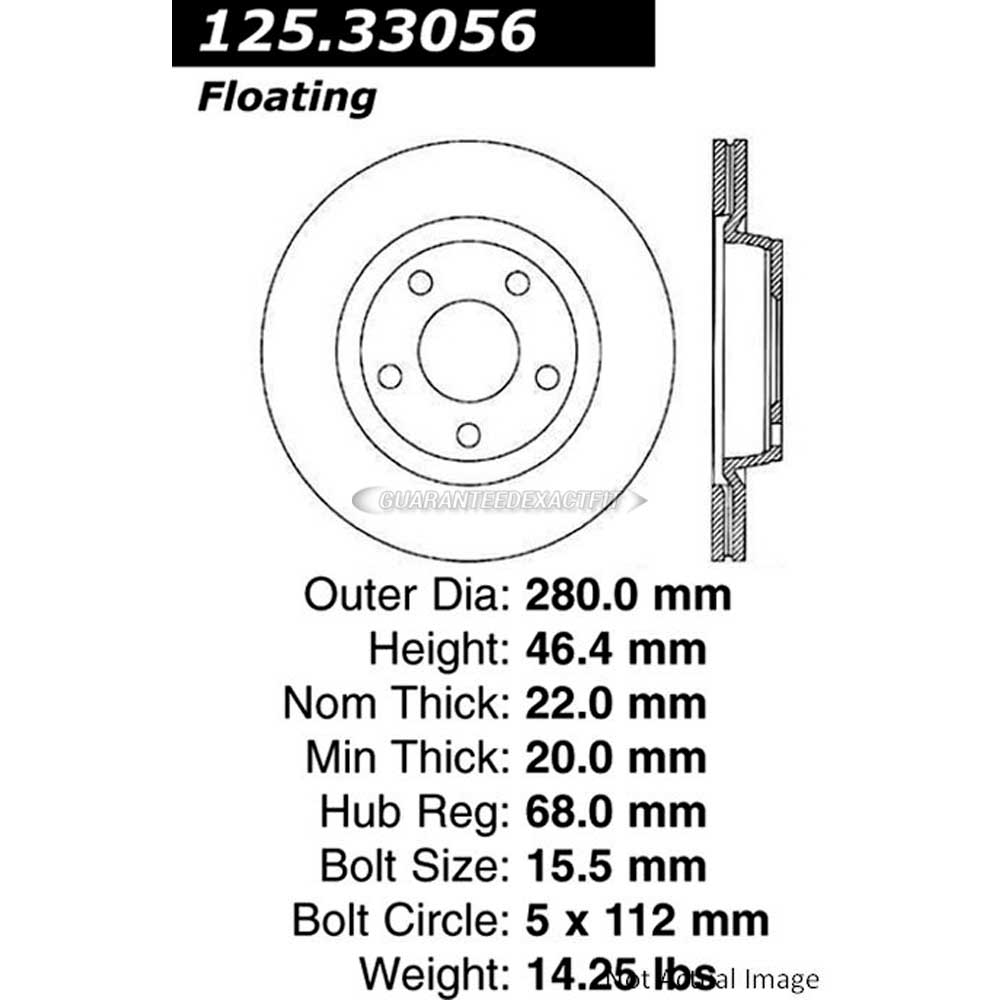 Audi S8 Brake Rotor