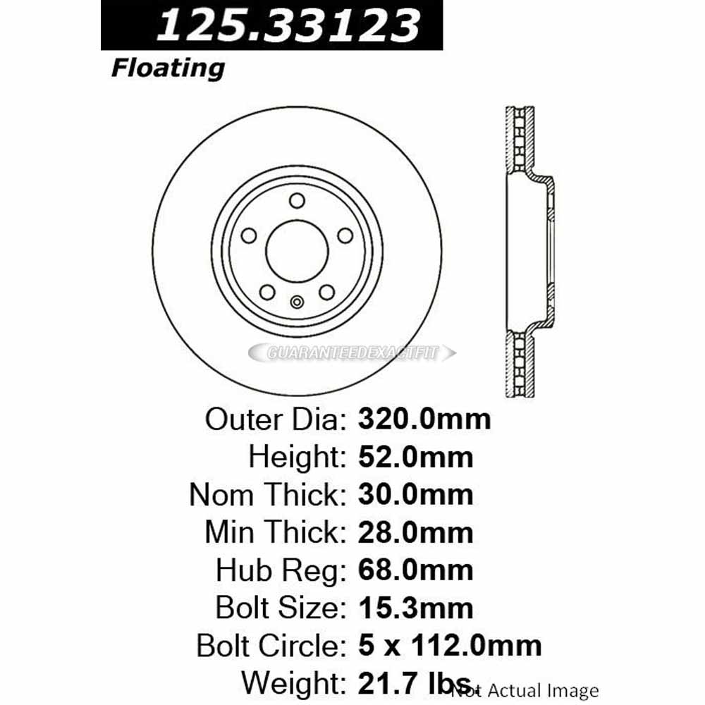 Audi A5 Brake Rotor