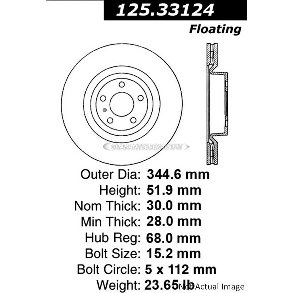 Audi S5 Brake Rotor