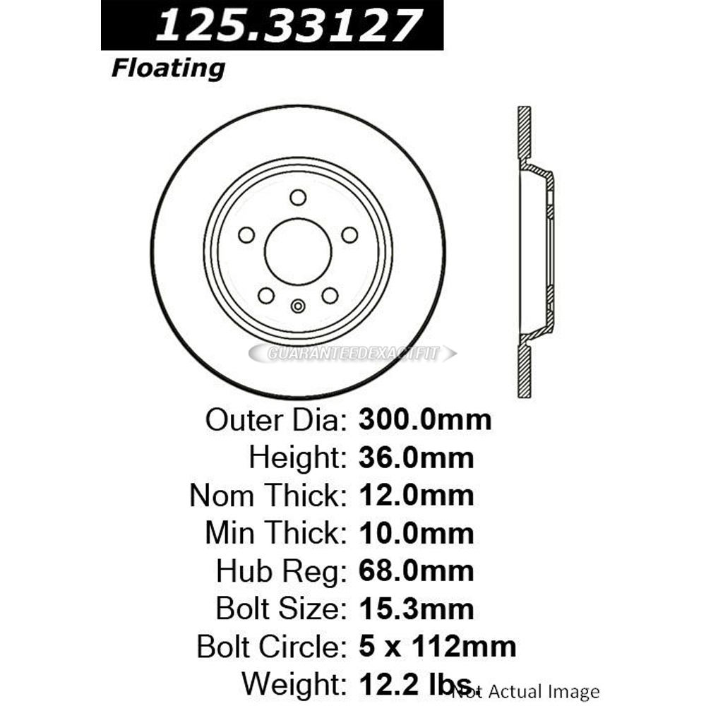 Audi A7 Quattro Brake Rotor