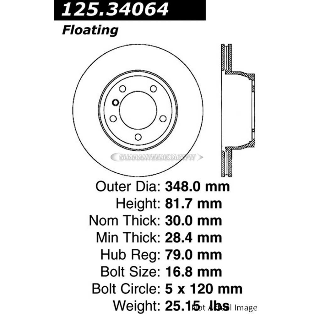 BMW 750Li Brake Rotor